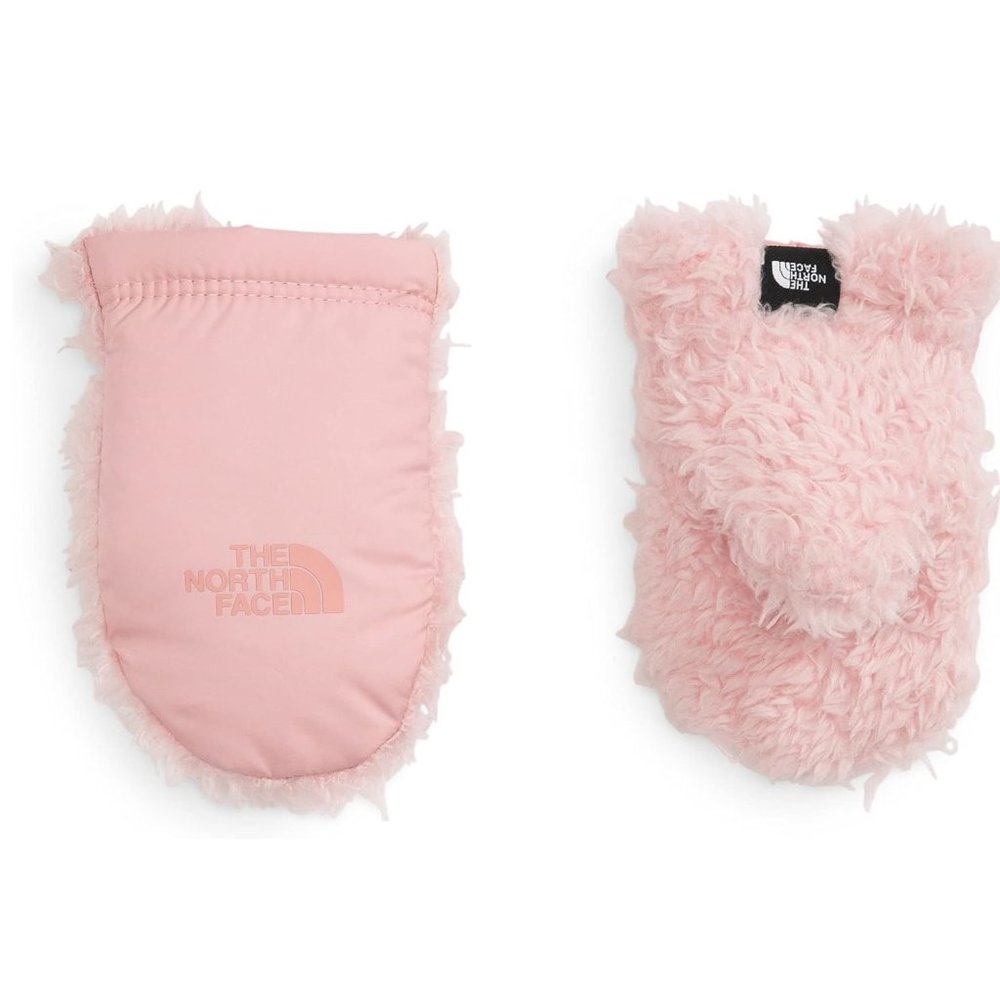 NWT The North Face Girls Littles Suave OSO Mitt Pink Mittens Size XS $25 D303